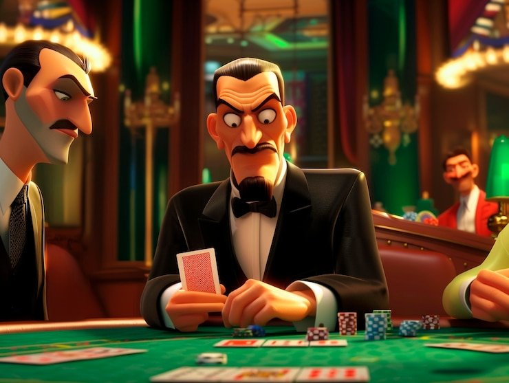 Studio live dealer Texas Hold'em Bonus di dragon78 dengan kamera HD multi-sudut